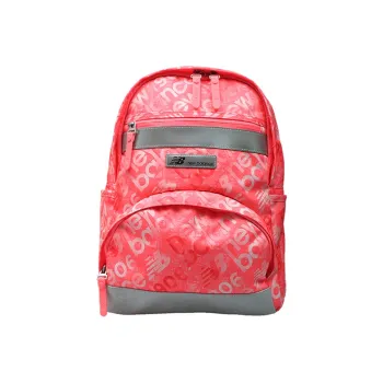 New Balance Fabric Travel Bags Backpack Unisex Red