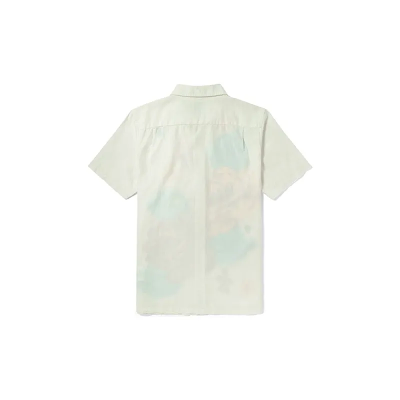 Vans Flower And Plants Print Shirts Unisex Ecru-1