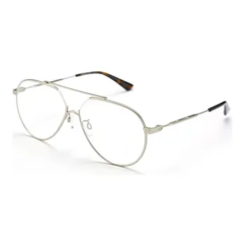 McQ Alexander McQueen Eyeglass Frames Unisex Silver