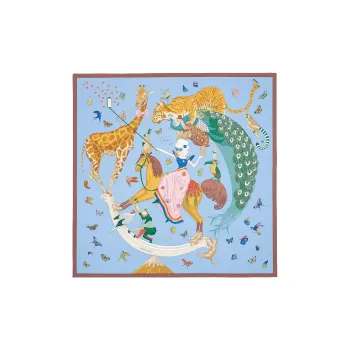 HERMES Dynamic Share Silk Scarves Women's