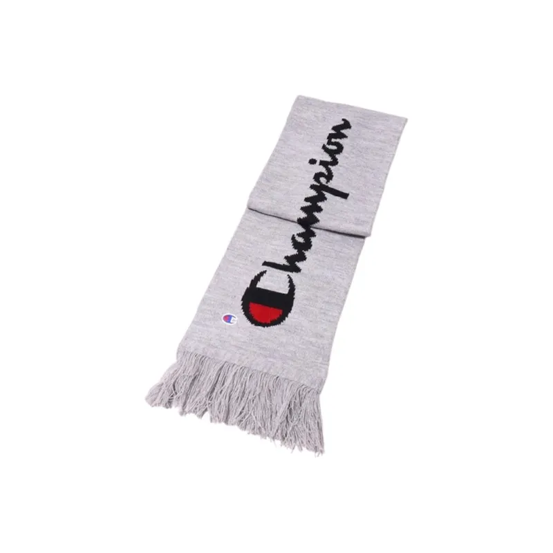 Champion Knit Scarves Unisex Light Gray-1