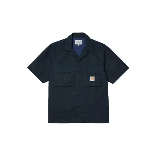 Carhartt WIP Shirts Men Dark Blue