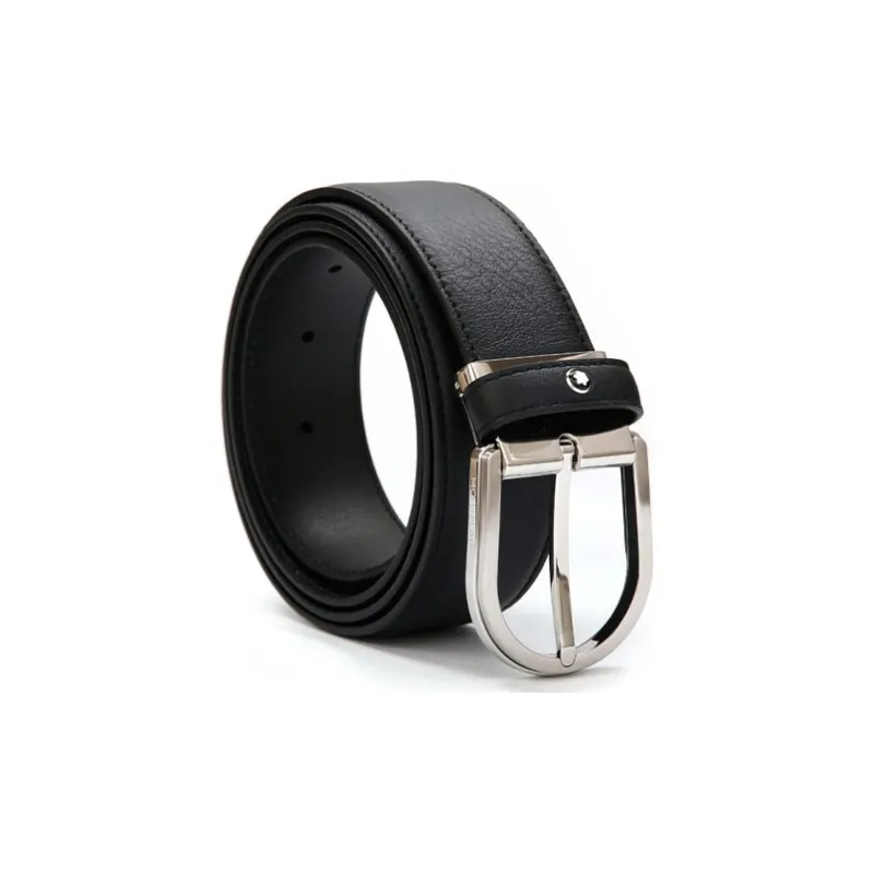 MONTBLANC Engraved-logo Detail Belt-1