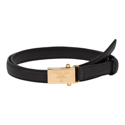 PRADA Saffiano Leather Belts Women's