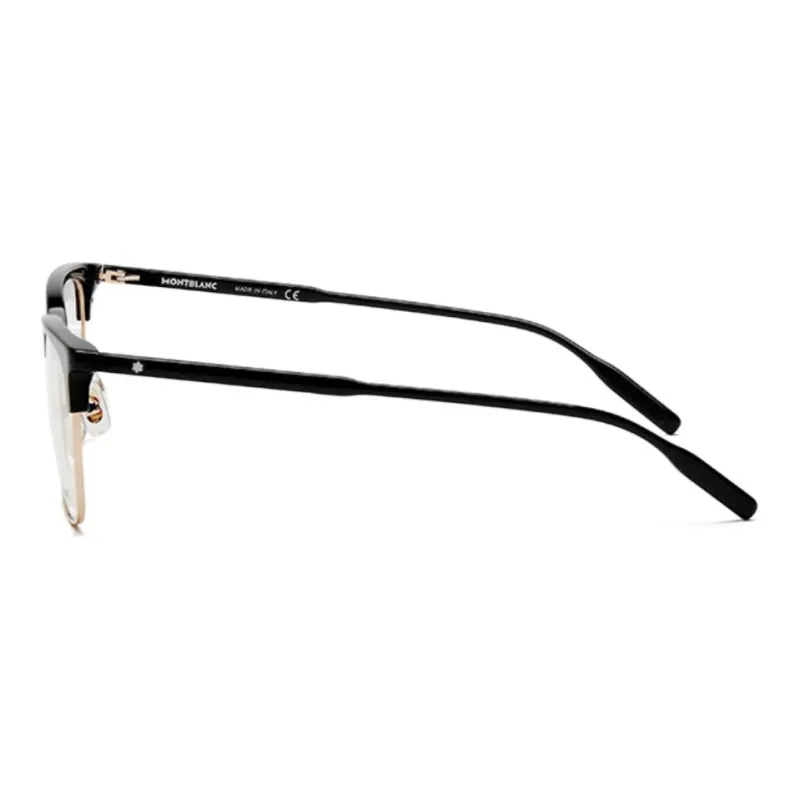 MONTBLANC Plate Frame Metal Browline Eyeglass Frames Unisex-2