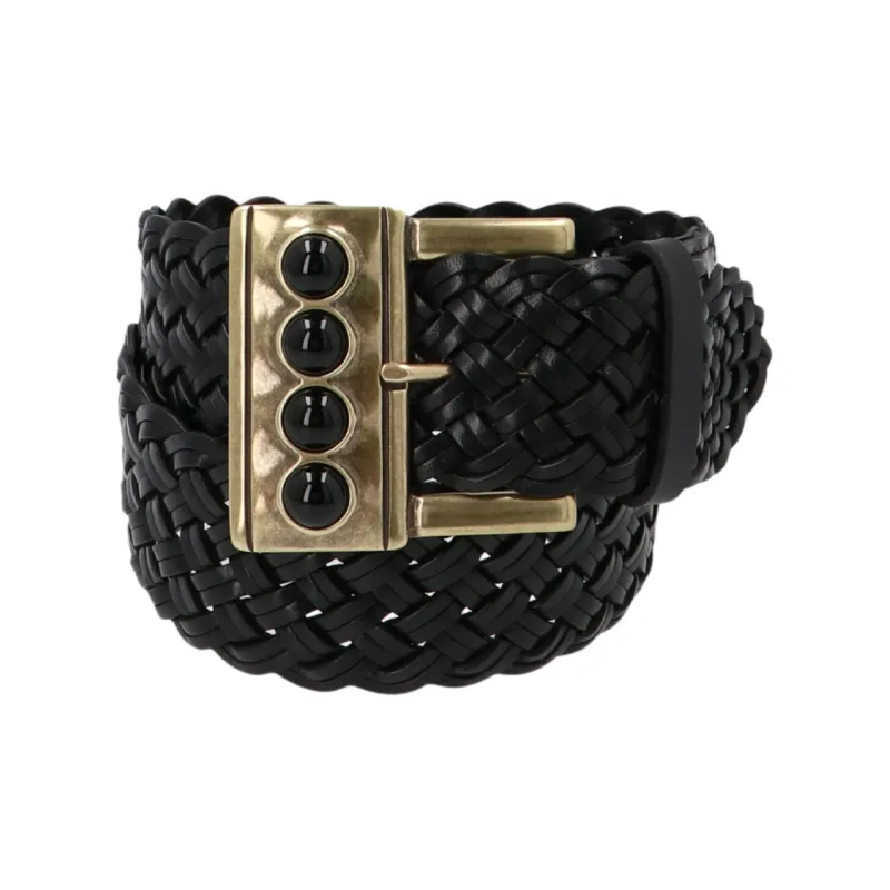 ETRO Leather Belts Unisex Black-0