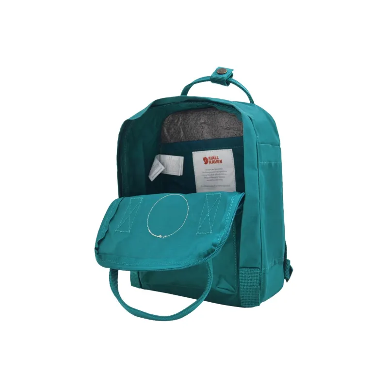 Fjallraven Polyester Small Backpack IPad Bag Backpack Mini Men's Glacier Green-3