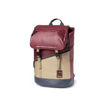 LiNing Fashion Apparel Week Collection Traveler Polyester Backpack Regular Unisex Red Brown