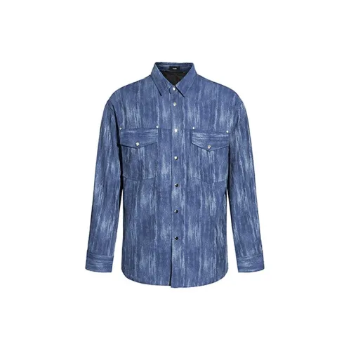 RARE Shirts Men Blue