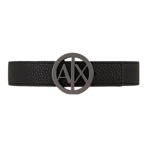 ARMANI EXCHANGE Leather Belts Women's Black