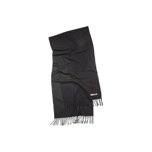 Acne Studios Knit Scarves Unisex Black