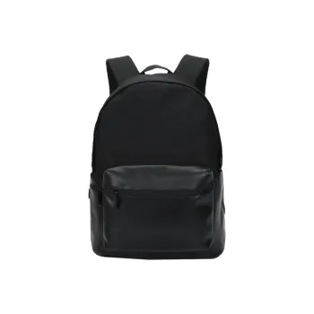 Adidas Artificial Leather PU Backpack Regular Unisex Black
