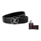 Litchi Grain Black Silver Buckle+Premium Box