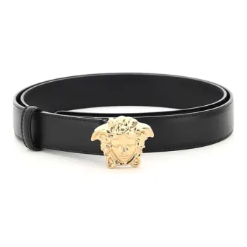 VERSACE La Medusa Leather Belt