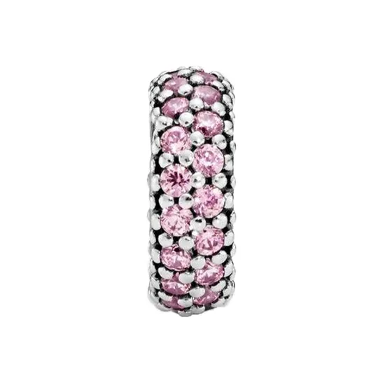 Pandora 925 Sterling Silver, Synthetic Cubic Zirconia Charms / Pendants Women's-1