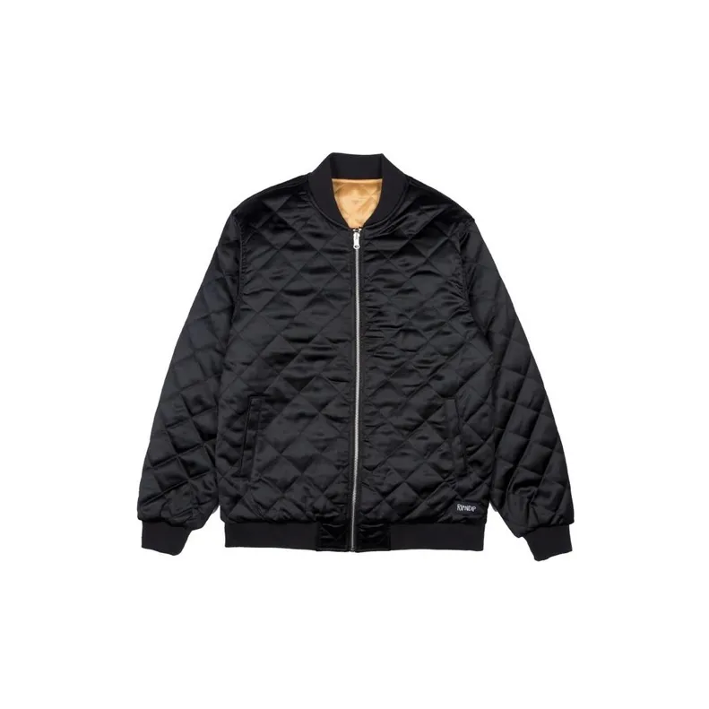 RIPNDIP Loose Fit Thickened Jacket Unisex Black-1
