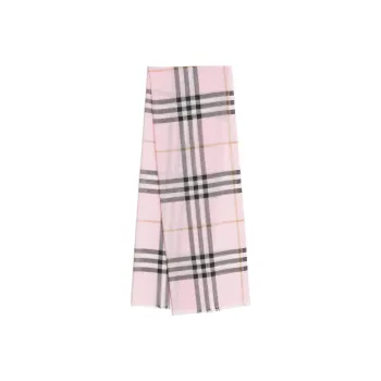 Burberry Check pattern Cashmere Scarf