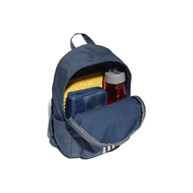 Adidas Polyester Backpack Regular Unisex Navy Blue White-1