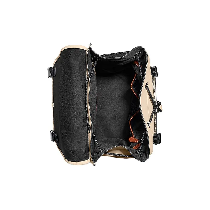 COACH League Cow Leather, Leather Woven Travel Bag Backpack Tubas Men's Beige-2