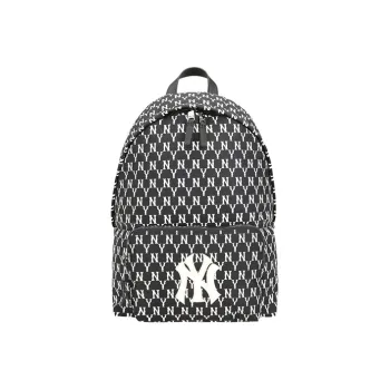 MLB Polyester Backpack Large Size Unisex Black White
