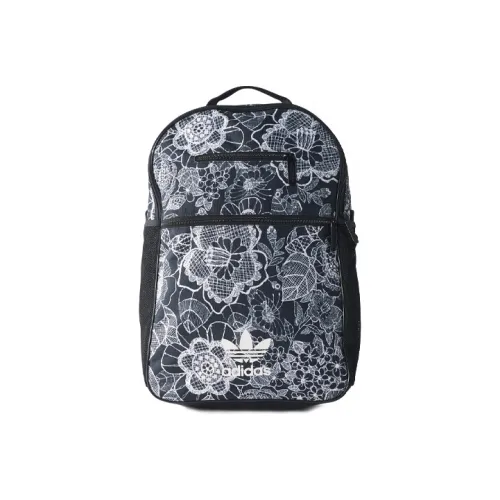 Adidas Originals Polyester Backpack Unisex Black White