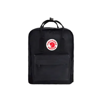 Fjallraven Kanken Polyester Backpack Medium Size Unisex Black