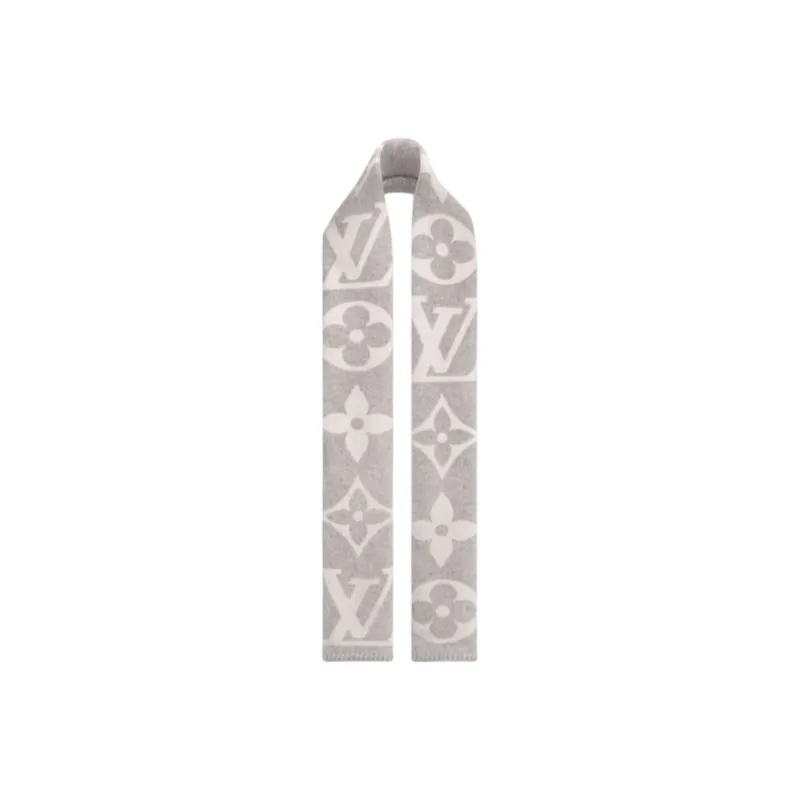 LOUIS VUITTON SWEET DREAMS Knit Scarves Unisex Gray-0