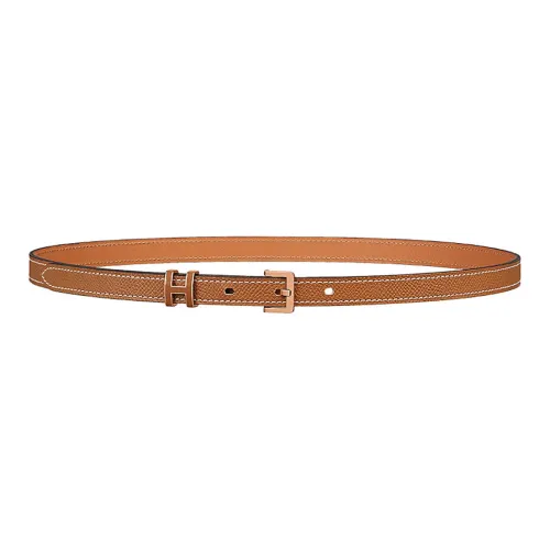 HERMES Leather Belts Women's Brown