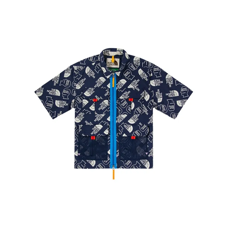 THE NORTH FACE X Brain Dead Boxy Mountain Shirt - POIZON