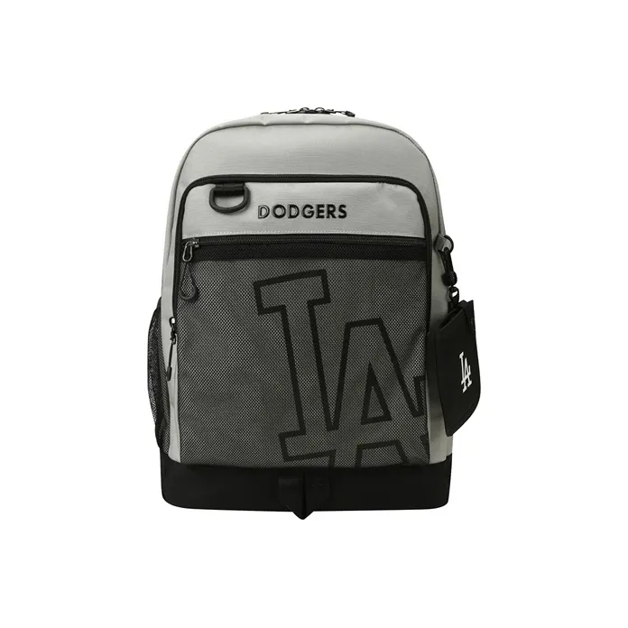 MLB Nylon Fabric Child And Parent Backpack Regular Unisex Concrete Gray-0