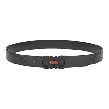 FERRAGAMO Filia Mu Leather Belt Leather Belts Men's