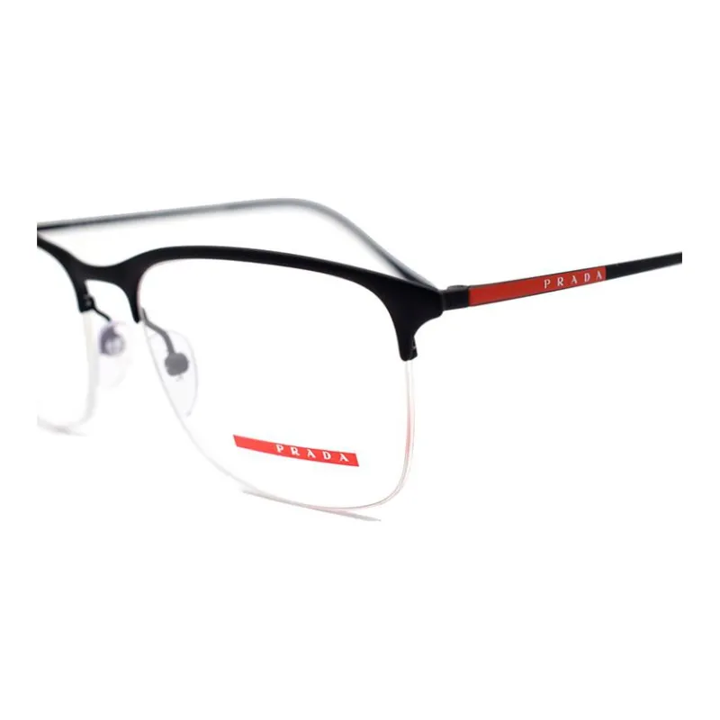PRADA Eyeglass Frames Men Matte Black-2