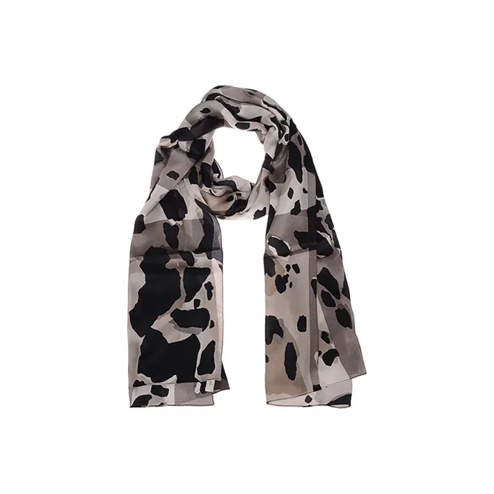 Burberry Knit Scarves Women's Dark Stone Color Pattern-0