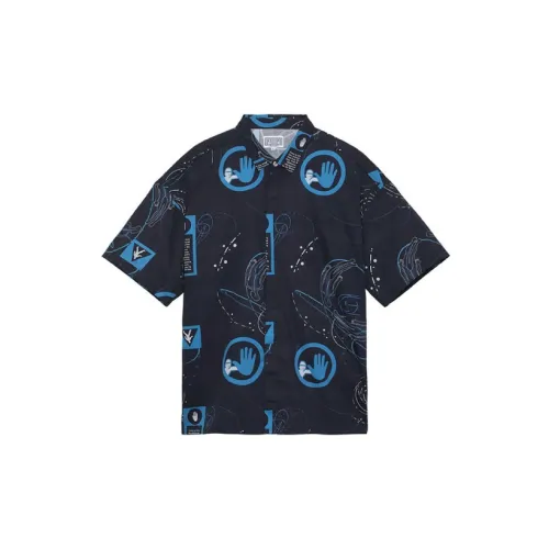 Cav Empt Printing Short Sleeve Shirt Black Unisex