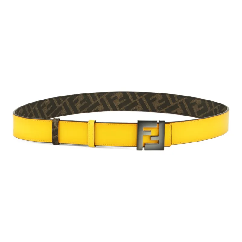 FENDI Logo Plaque Reversible Belt-2