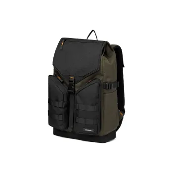 COMBACK Polyamide Laptop Bag Backpack Large Size Unisex Black/Green Color