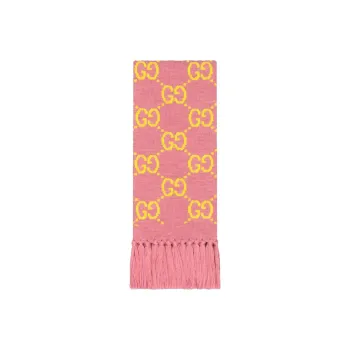 GUCCI Gg Wool Jacquard Scarf