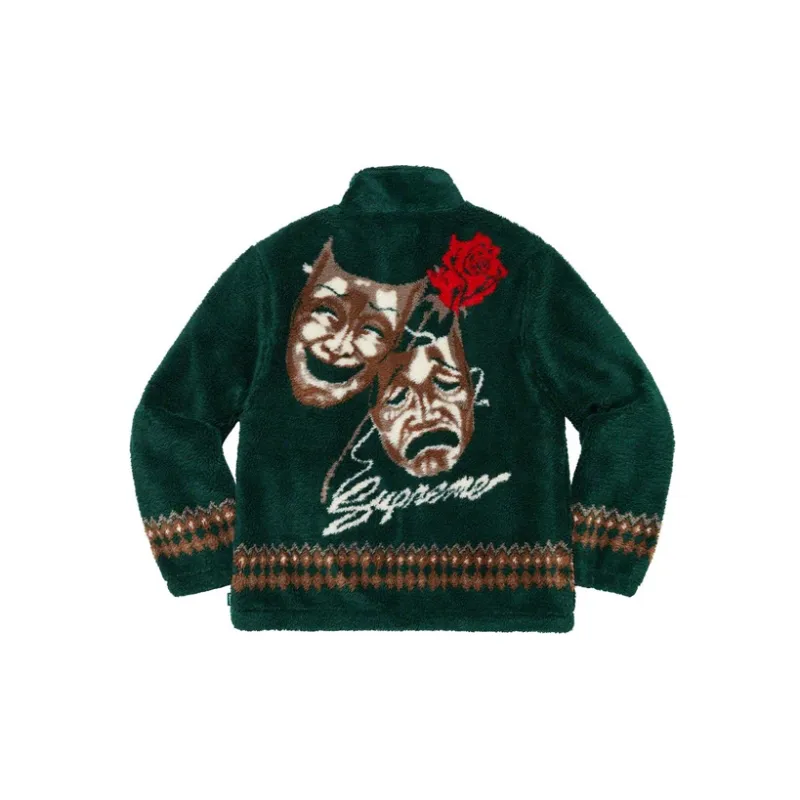 Supreme Drama Mask Fleece Jacket-1