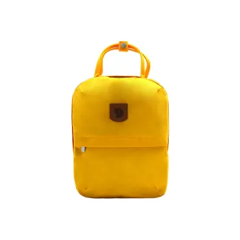 Fjallraven Polyester Handheld Backpack Regular Unisex Yellow