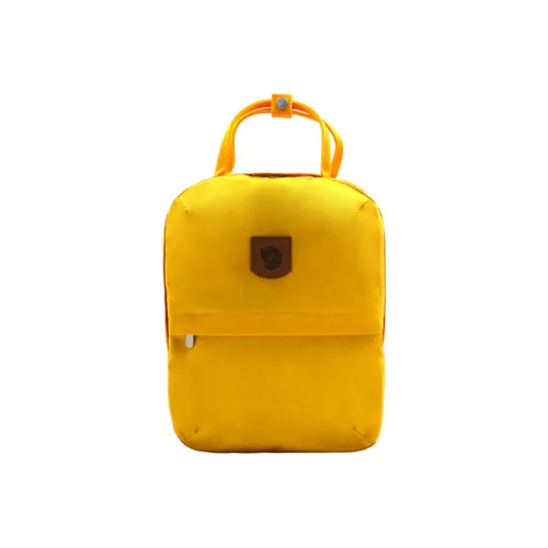 Fjallraven Polyester Handheld Backpack Regular Unisex Yellow