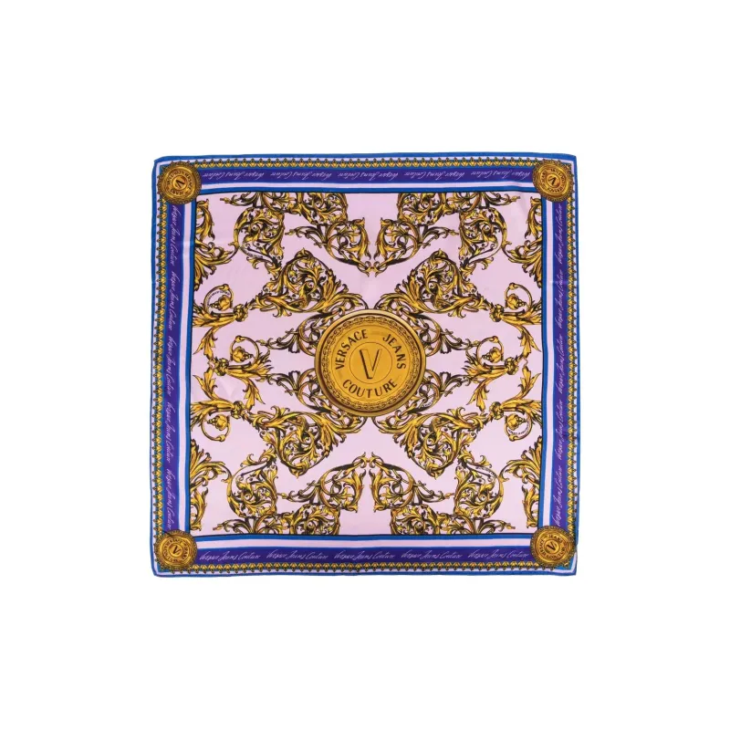 VERSACE JEANS COUTURE Silk Scarves Unisex Multicolor-1