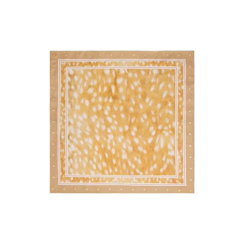 Burberry Silk Scarves Unisex Archive Beige-0