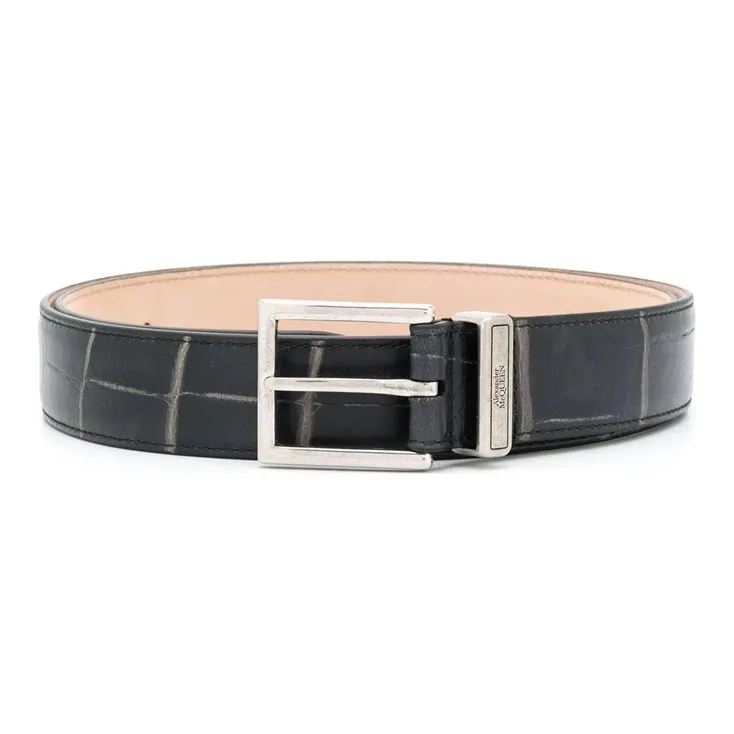 Alexander McQueen Leather Belts Unisex Width 3cm-0