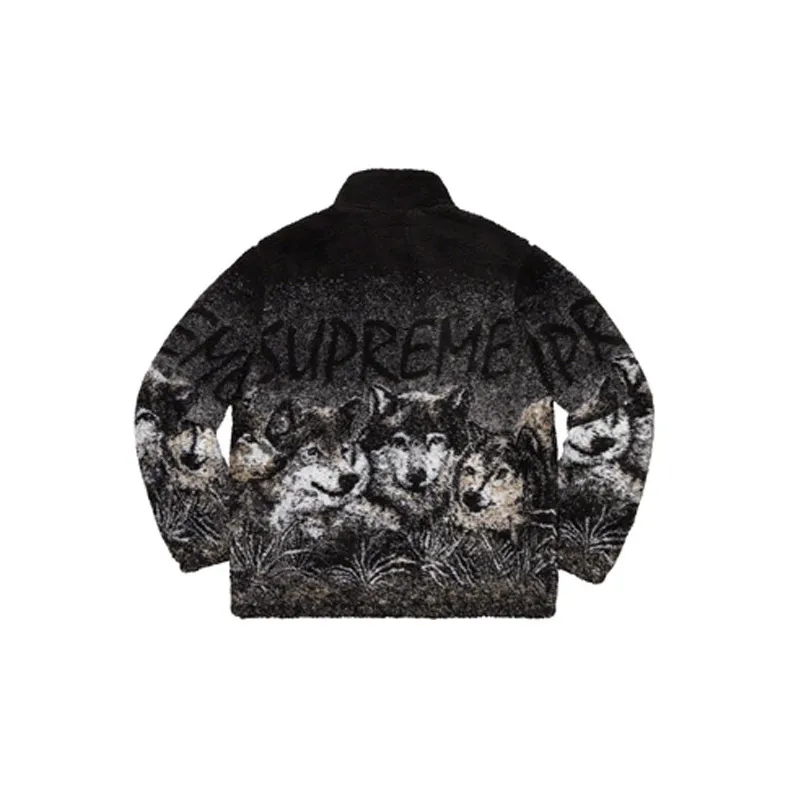Supreme Wolf Fleece Jacket-1