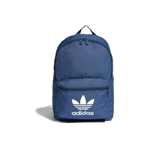 Adidas Originals Polyester Backpack Regular Unisex Marine Blue