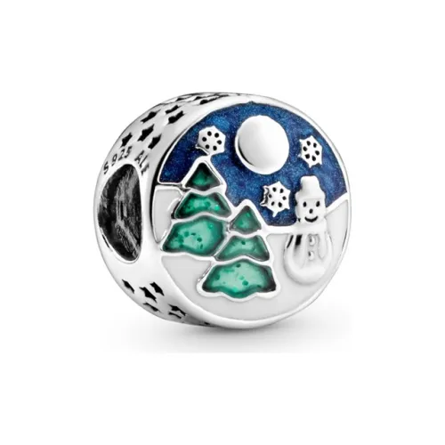 Pandora Jewelry Accessories Women's Silver/Green/Blue