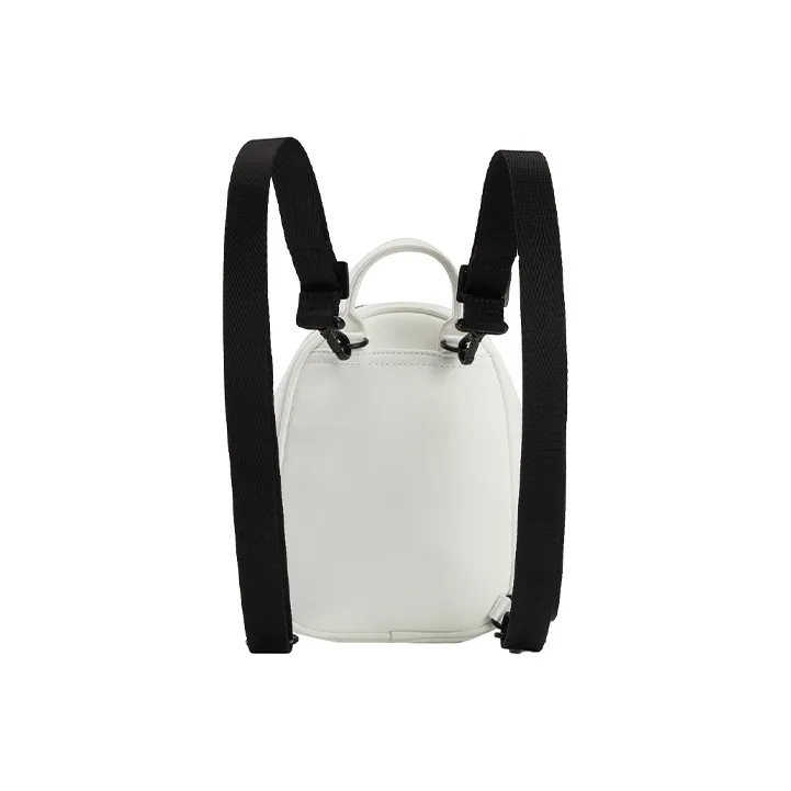 FILA PU, Textile Mixture Backpack Mini Women's White & Yellow-2