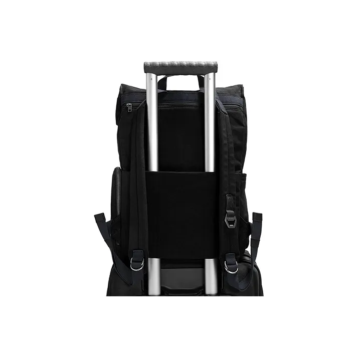 Timbuk2 Canvas Cow Leather Backpack Regular Men's Black-4