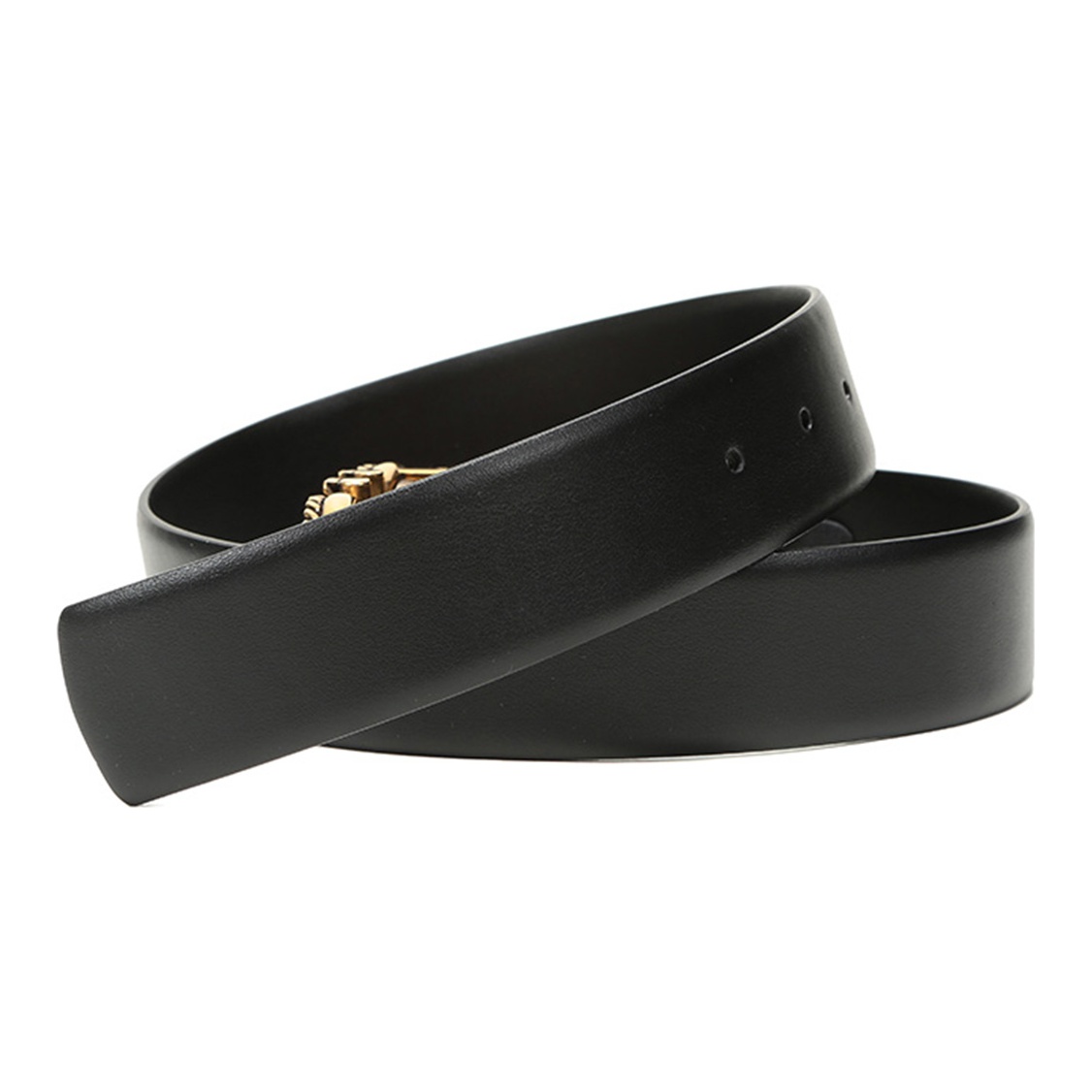 ベルト FERRAGAMO Woman Belt Black 230318 NERO Ferragamo Leather Belts Women's Black - POIZON