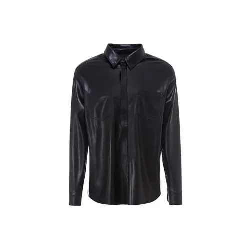 NANUSHKA Shirts Men Black